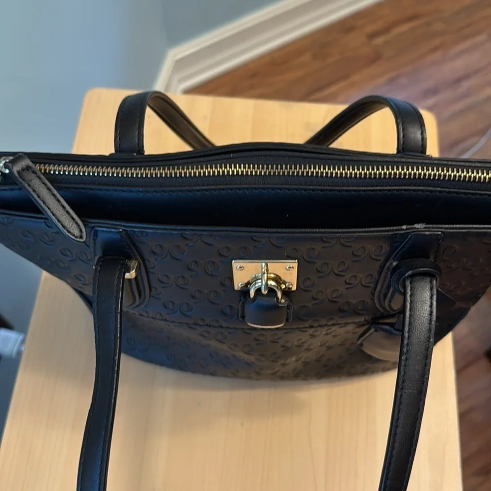Nine West signature 9 bag black
